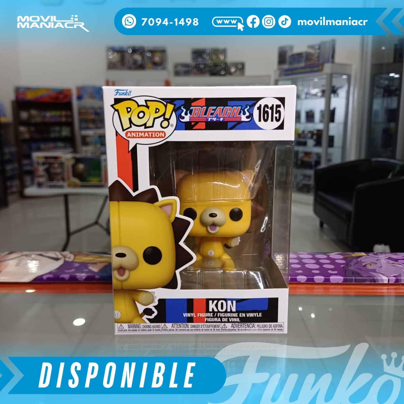 Funko Pop Bleach Kon #1615 - (Stock) ¡Disponible Ahora! 2 Funko Pop Bleach Kon #1615 - (Stock) ¡Disponible Ahora! - Imagen 2