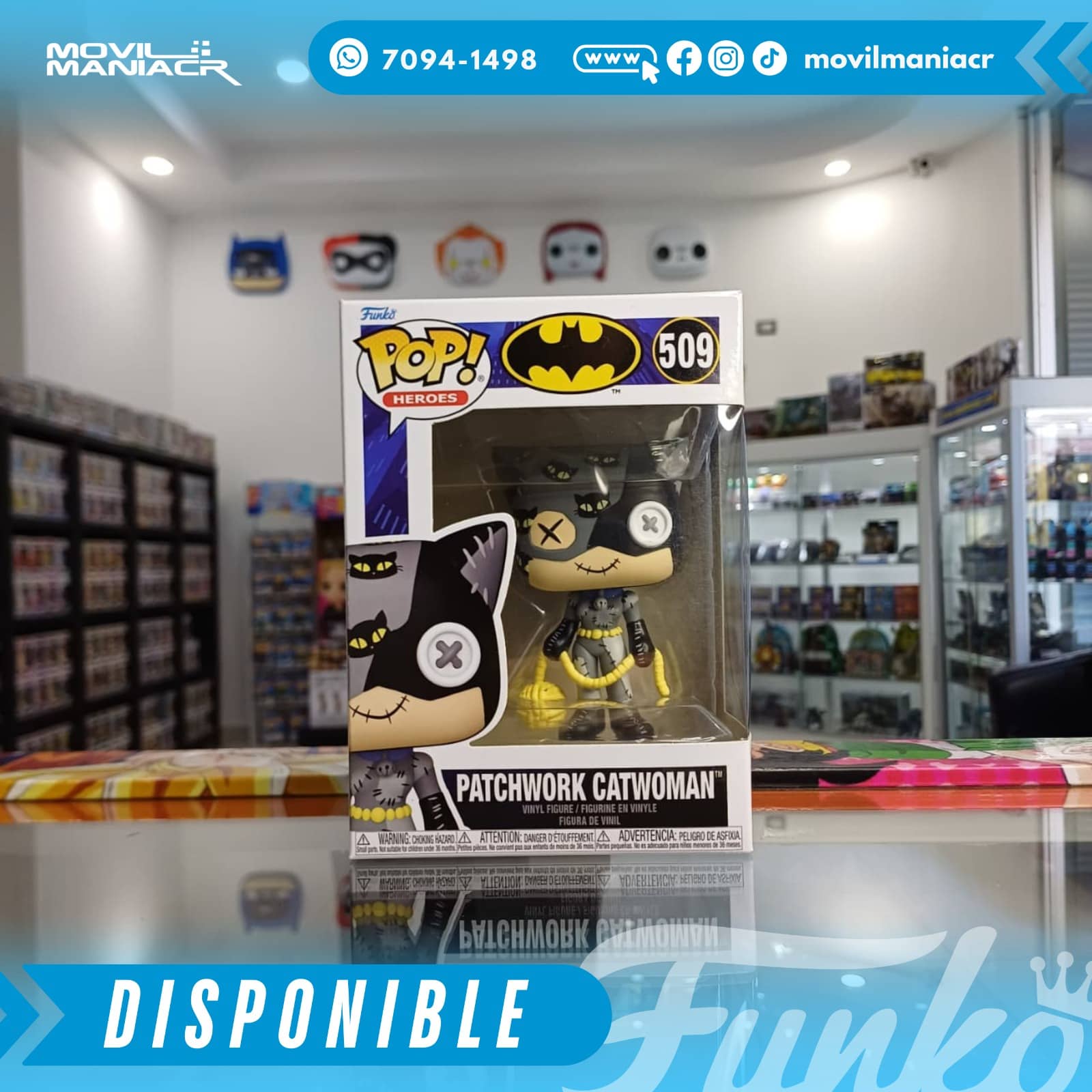 Funko Pop DC Comics Patchwork Catwoman #509 - (Stock) ¡Disponible Ahora! 2 Funko Pop DC Comics Patchwork Catwoman #509 - (Stock) ¡Disponible Ahora! - Imagen 2