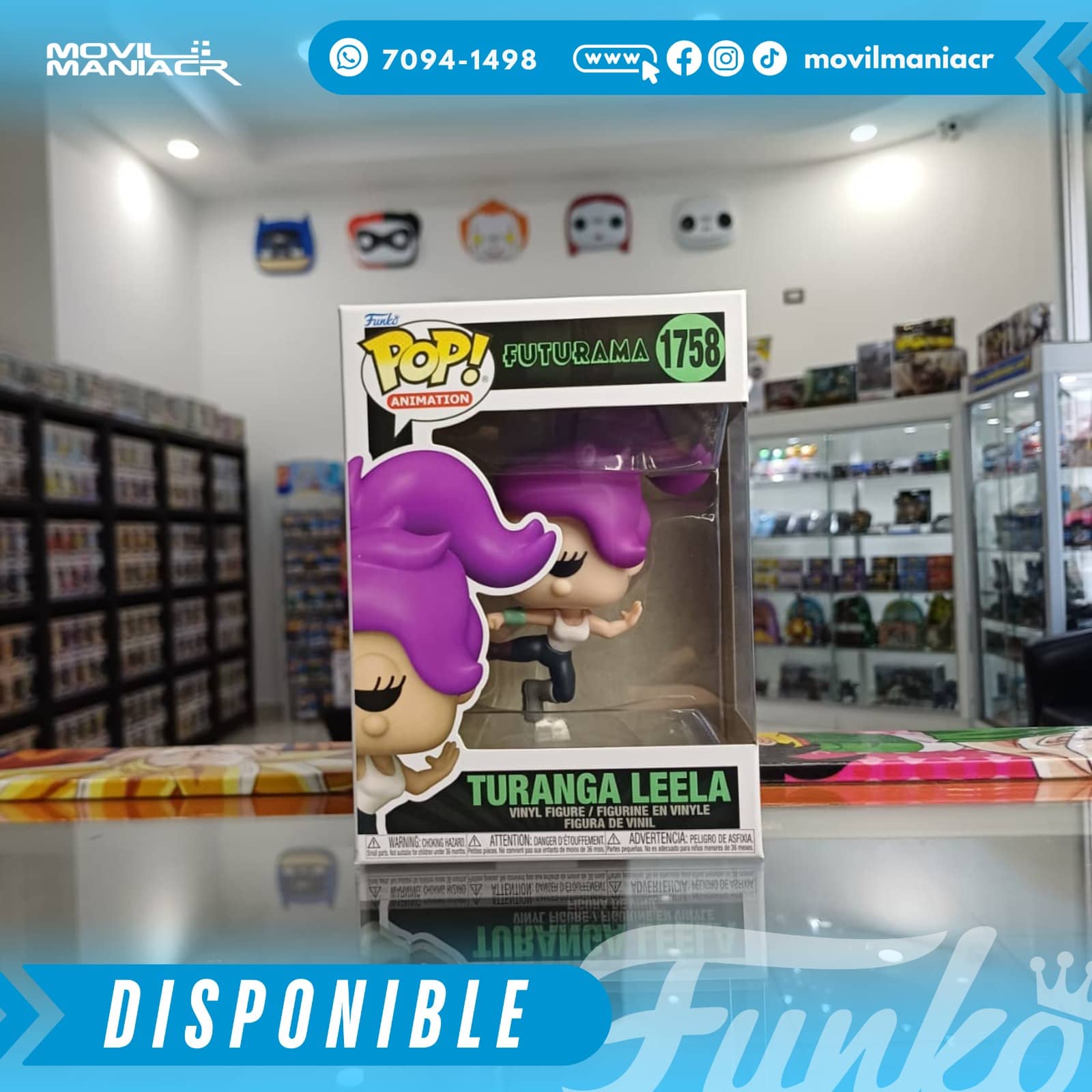 Funko Pop Futurama Turanga Leela #1758 - (Stock) ¡Disponible Ahora! 2 Funko Pop Futurama Turanga Leela #1758 - (Stock) ¡Disponible Ahora! - Imagen 2