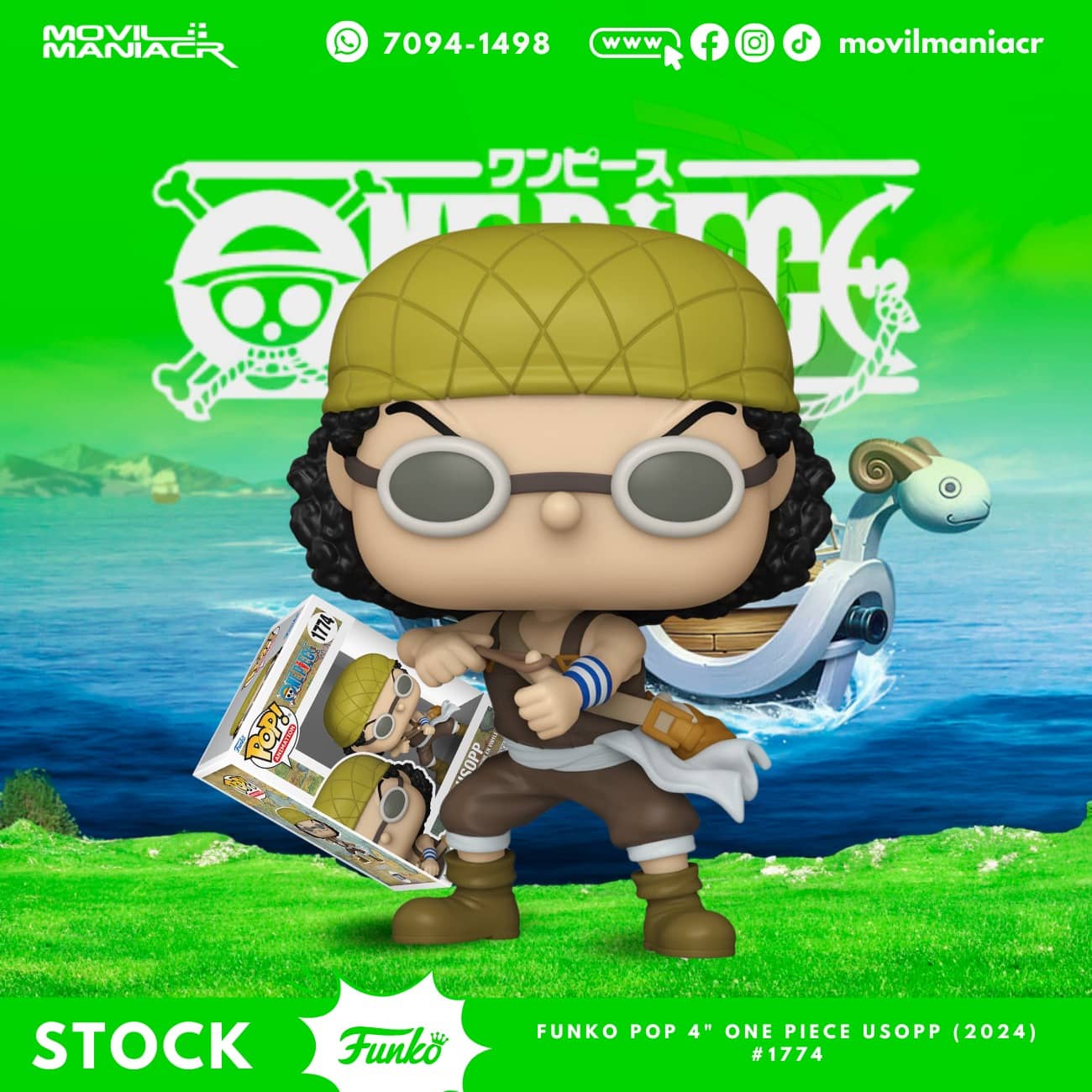 Funko Pop One Piece Usopp #1774 - (Stock) ¡Disponible Ahora! - (Stock) ¡Disponible Ahora! 1 Funko Pop One Piece Usopp #1774 - (Stock) ¡Disponible Ahora! - (Stock) ¡Disponible Ahora!