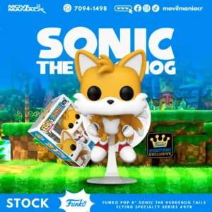 Funko Pop Sonic the Hedgehog Tails Flying Exclusivo #978 - (Stock) ¡Disponible Ahora!