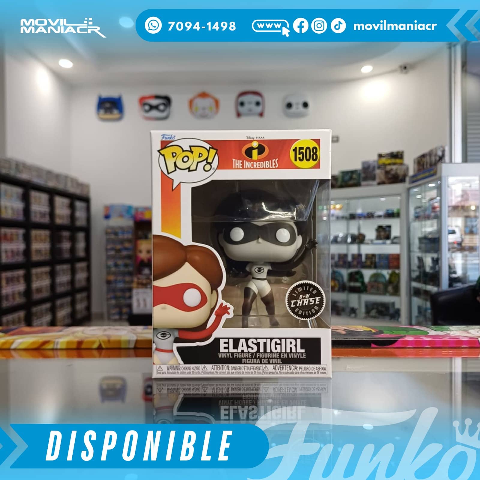 Funko Pop The Incredibles 20th Anniversary Elastigirl CHASE #1508 - (Stock) ¡Disponible Ahora! 2 Funko Pop The Incredibles 20th Anniversary Elastigirl CHASE #1508 - (Stock) ¡Disponible Ahora! - Imagen 2