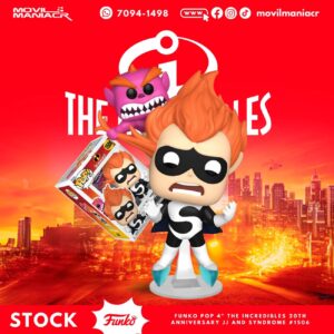 Funko Pop The Incredibles 20th Anniversary JJ and Syndrome #1506 - (Stock) ¡Disponible Ahora!
