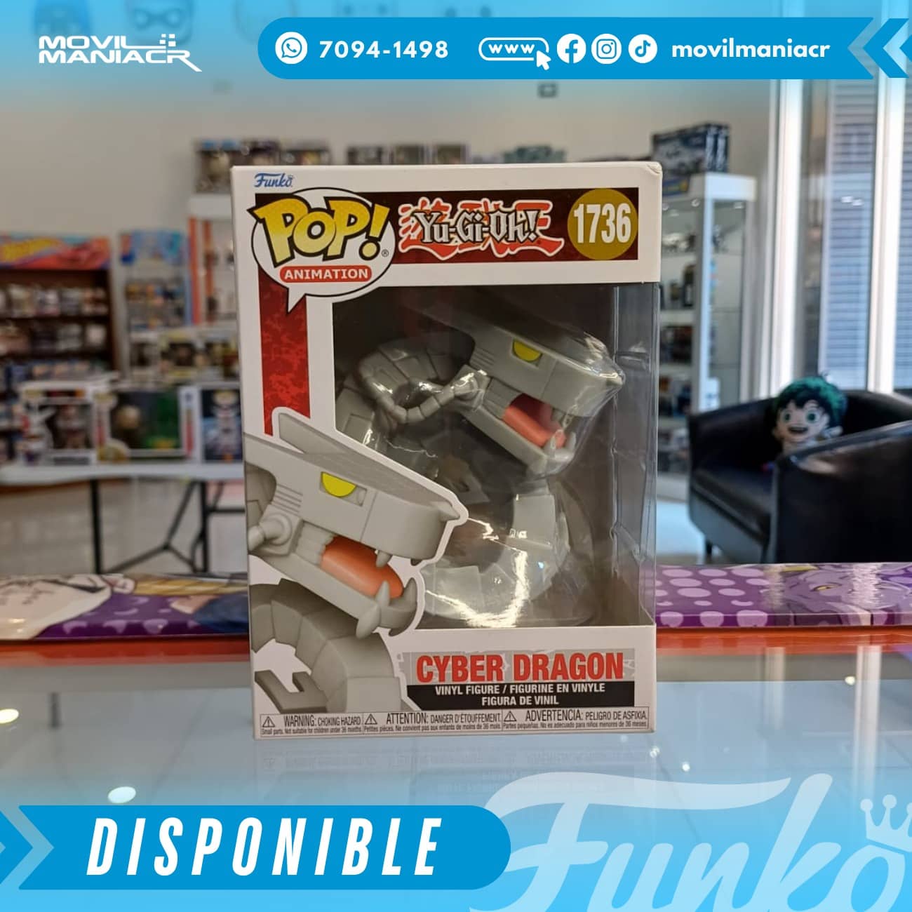 Funko Pop Yu-Gi-Oh Cyber Dragon #1736 - (Stock) ¡Disponible Ahora! 2 Funko Pop Yu-Gi-Oh Cyber Dragon #1736 - (Stock) ¡Disponible Ahora! - Imagen 2