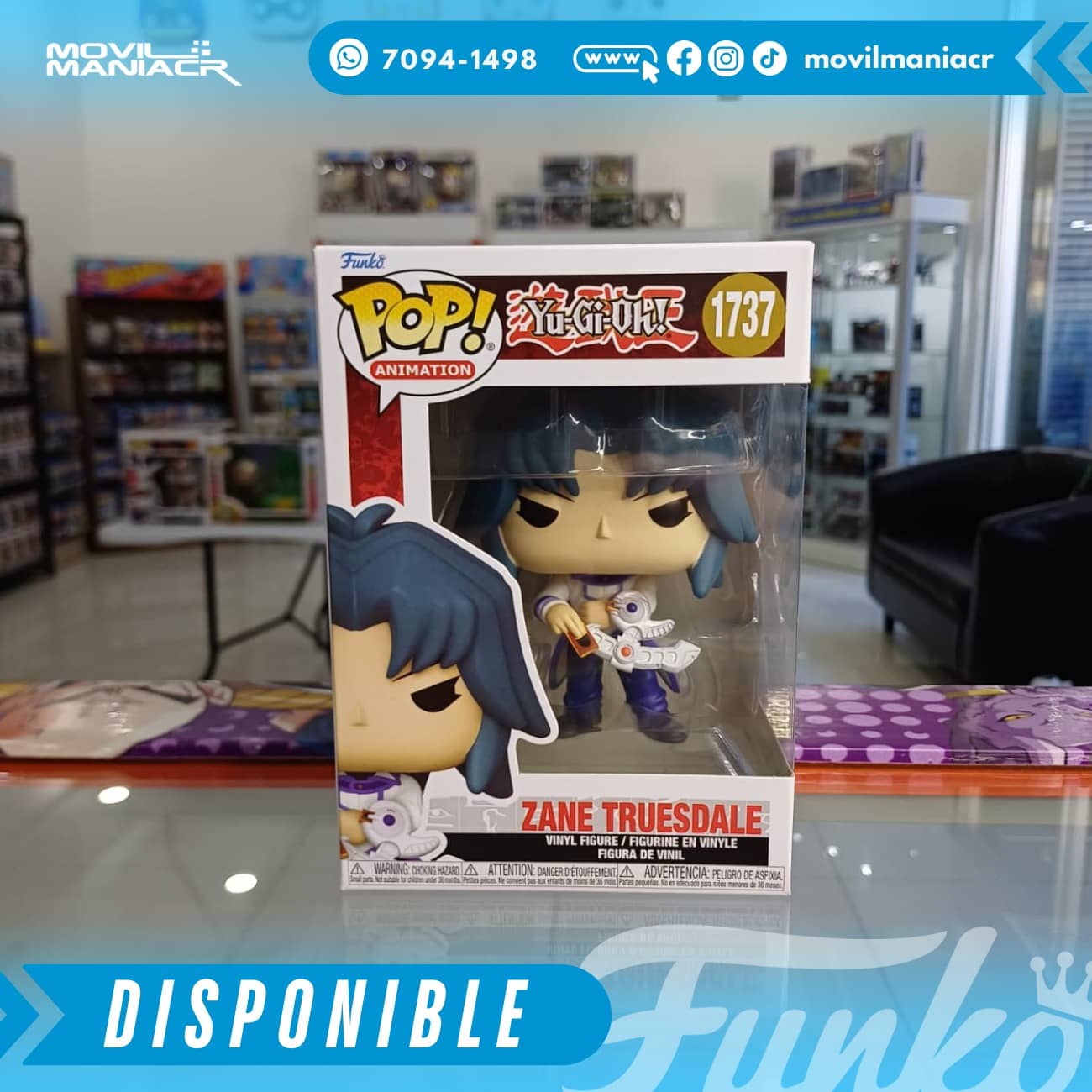 Funko Pop Yu-Gi-Oh Zane Truesdale #1737 - (Stock) ¡Disponible Ahora! 2 Funko Pop Yu-Gi-Oh Zane Truesdale #1737 - (Stock) ¡Disponible Ahora! - Imagen 2