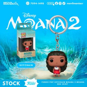 Funko Pop Moana 2 Moana Red Skirt - Llavero (Stock) ¡Disponible Ahora!