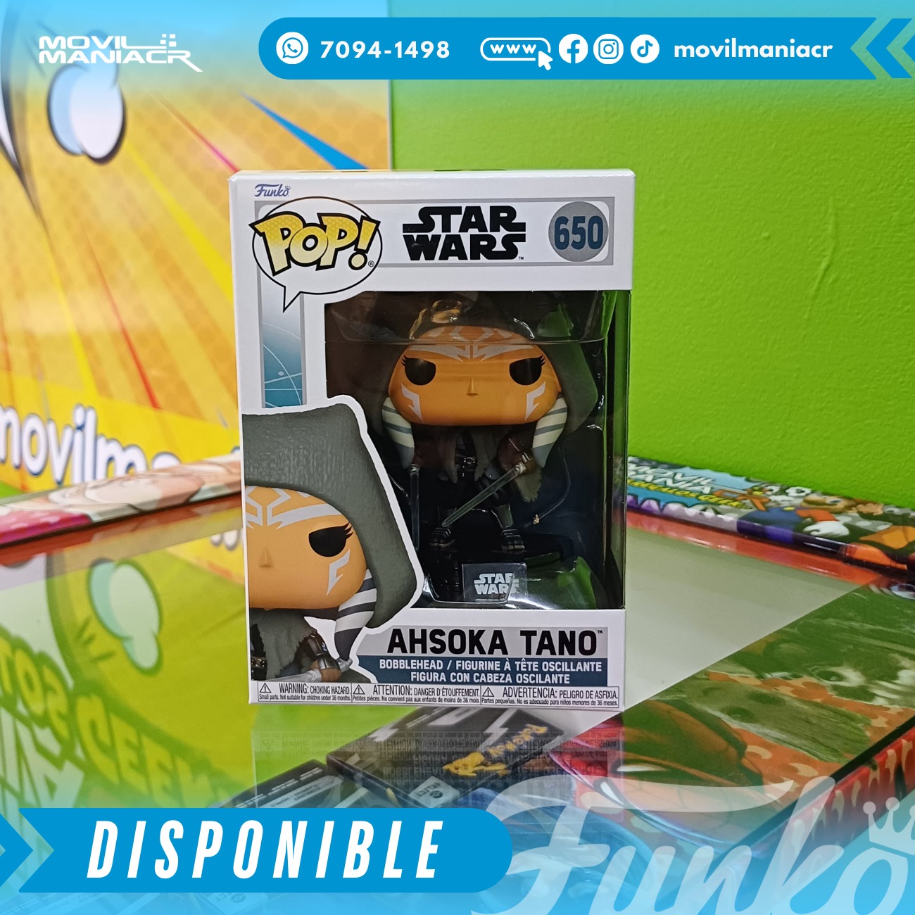 Funko Pop Star Wars Ahsoka Tano #650 2 Funko Pop Star Wars Ahsoka Tano #650