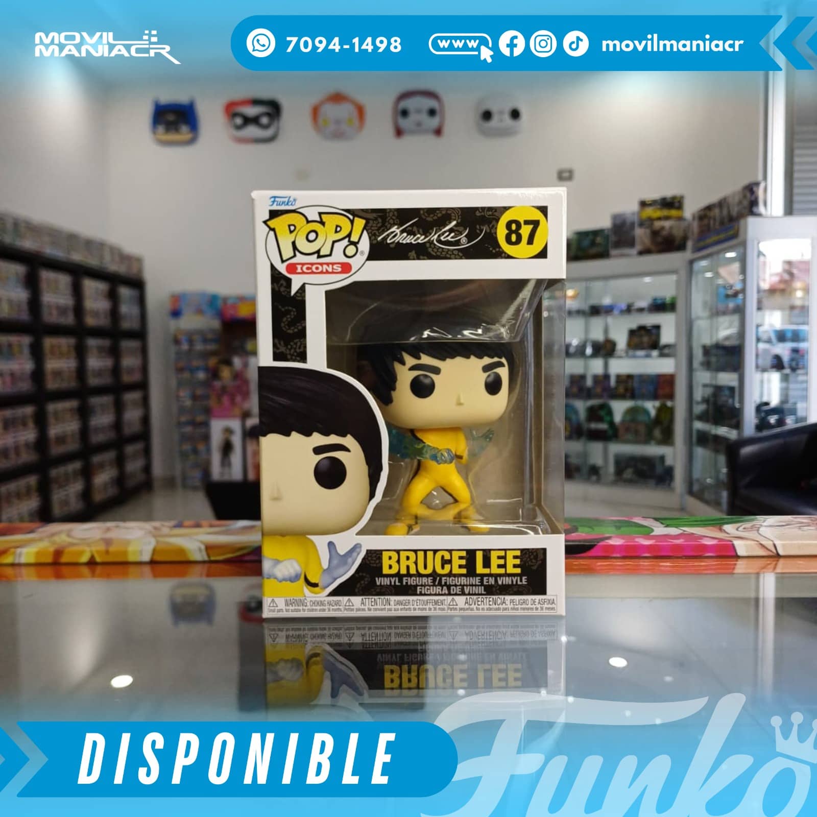 Funko Pop Bruce Lee #87 - (Stock) ¡Disponible Ahora! 2 Funko Pop Bruce Lee #87 - (Stock) ¡Disponible Ahora! - Imagen 2