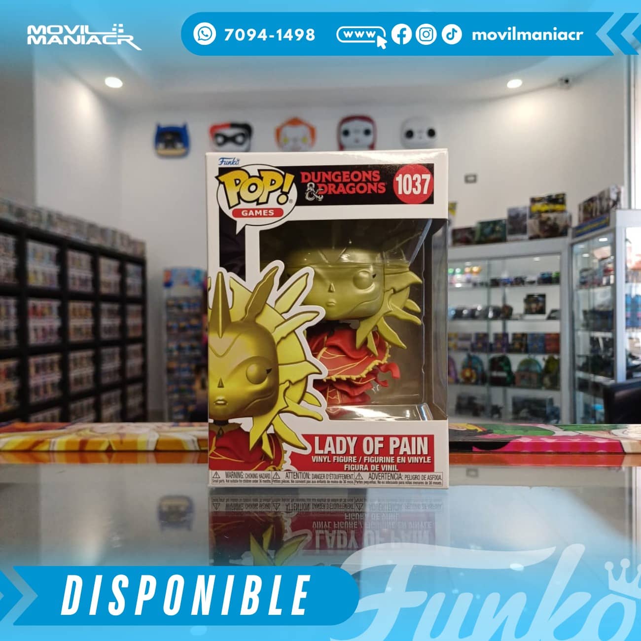 Funko Pop Dungeons and Dragons Lady of Pain #1037 - (Stock) ¡Disponible Ahora! 2 Funko Pop Dungeons and Dragons Lady of Pain #1037 - (Stock) ¡Disponible Ahora! - Imagen 2