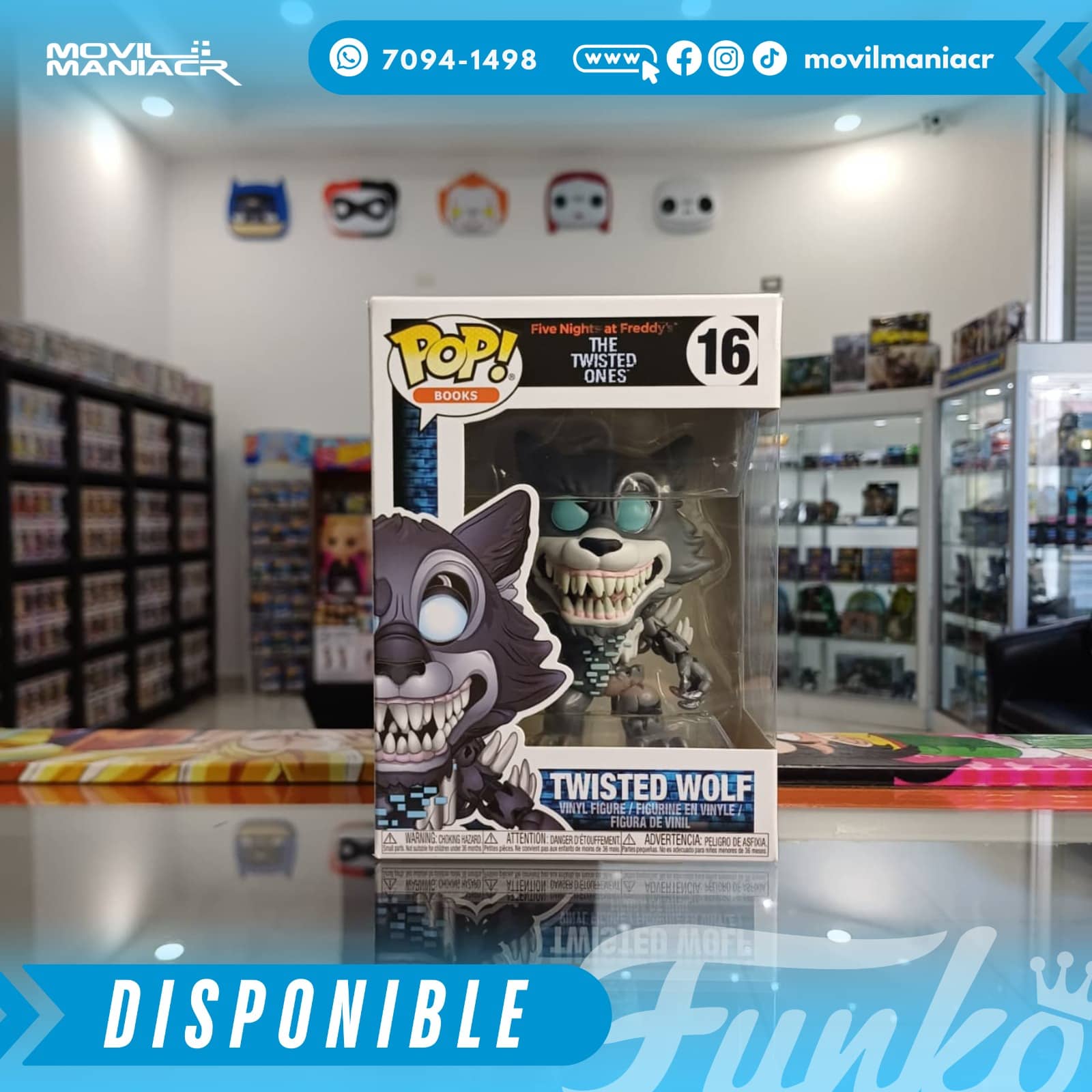 Funko Pop Five Nights at Freddy's Twisted Ones Twisted Wolf #16 - (Stock) ¡Disponible Ahora! 2 Funko Pop Five Nights at Freddy's Twisted Ones Twisted Wolf #16 - (Stock) ¡Disponible Ahora! - Imagen 2