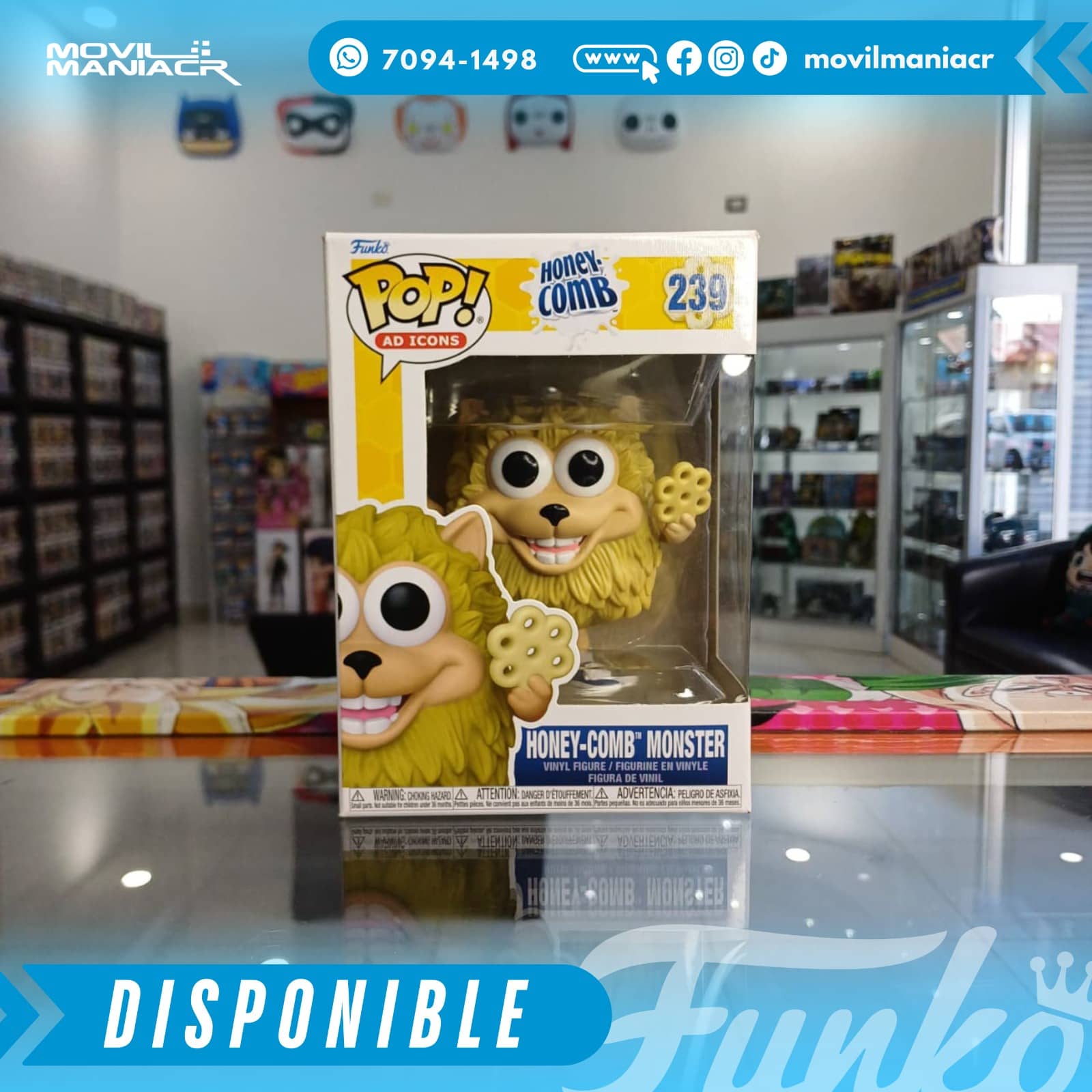 Funko Pop Honey-Comb Monster #239 - (Stock) ¡Disponible Ahora! 2 Funko Pop Honey-Comb Monster #239 - (Stock) ¡Disponible Ahora!