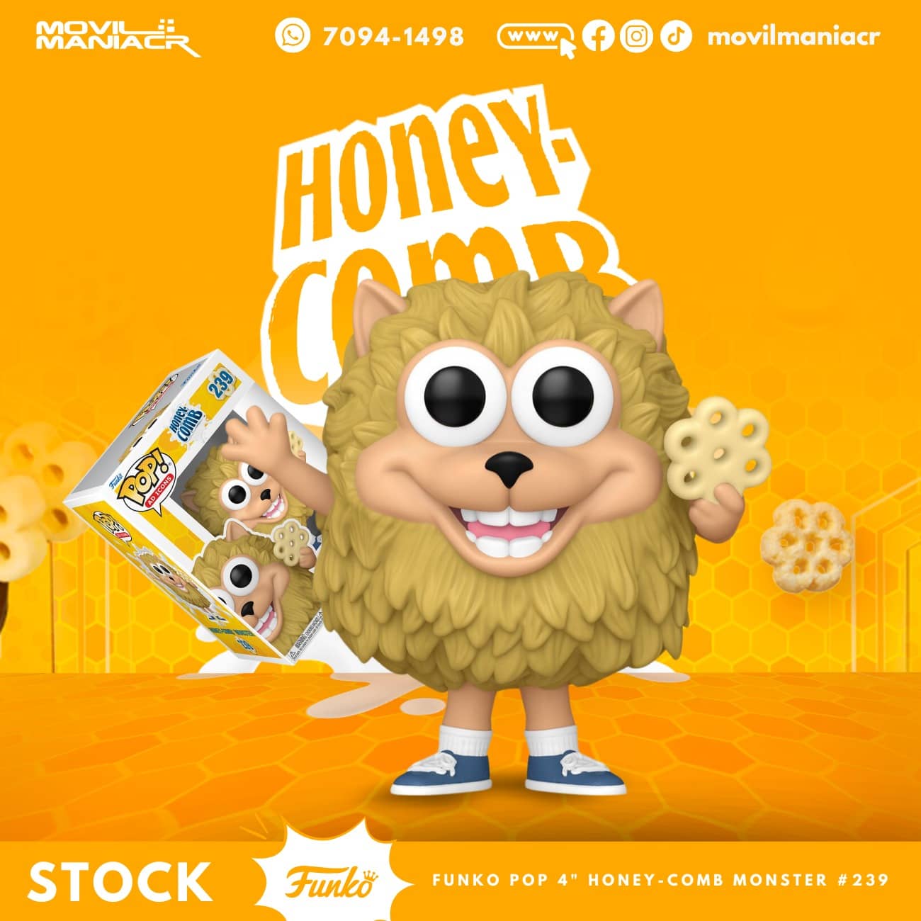 Funko Pop Honey-Comb Monster #239 - (Stock) ¡Disponible Ahora! 1 Funko Pop Honey-Comb Monster #239 - (Stock) ¡Disponible Ahora!
