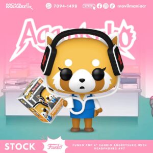 Funko Pop Sanrio Aggretsuko with Headphones #97 - (Stock) ¡Disponible Ahora!