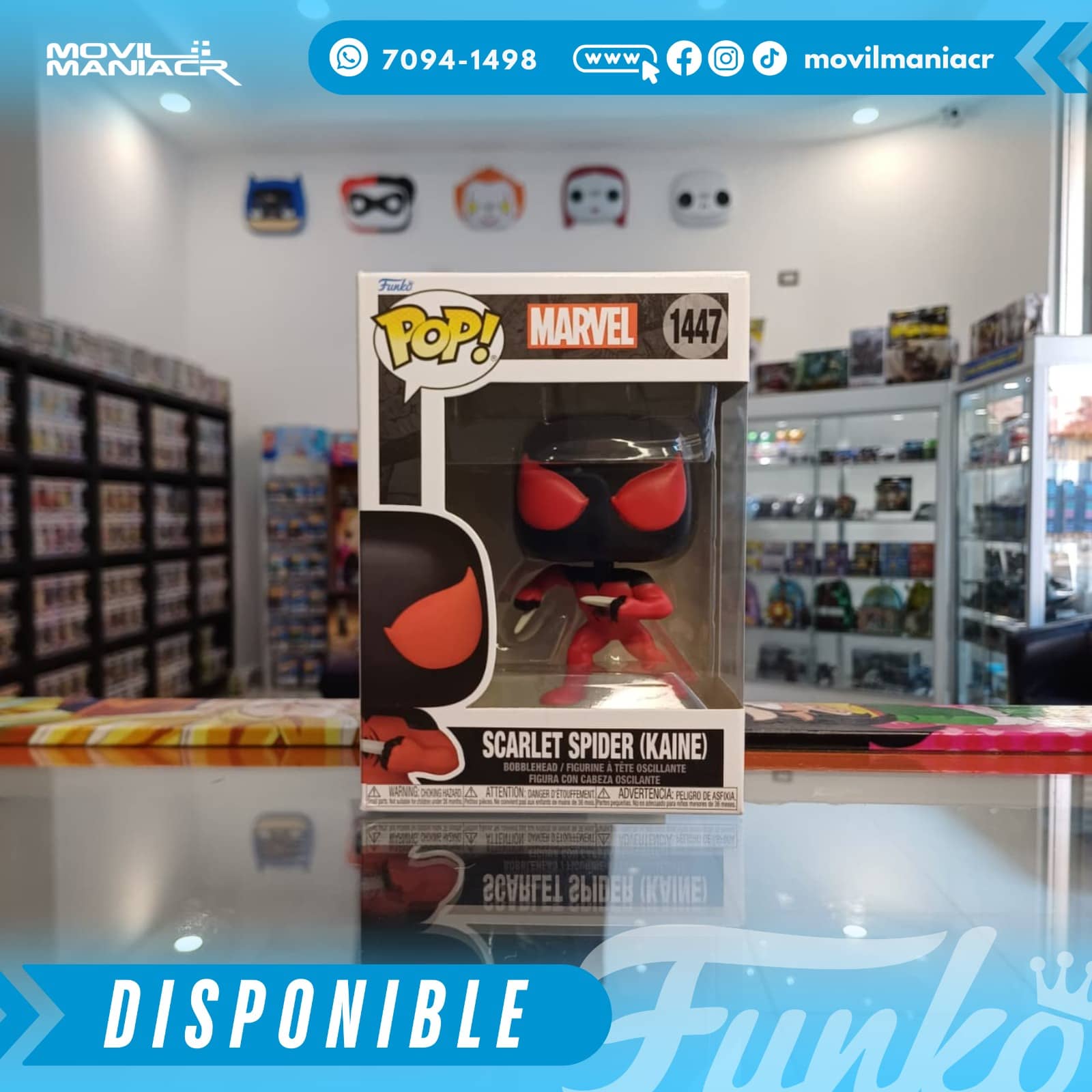 Funko Pop Spider-Man Comics Scarlet Spider (Kaine) #1447 - (Stock) ¡Disponible Ahora! 2 Funko Pop Spider-Man Comics Scarlet Spider (Kaine) #1447 - (Stock) ¡Disponible Ahora! - Imagen 2
