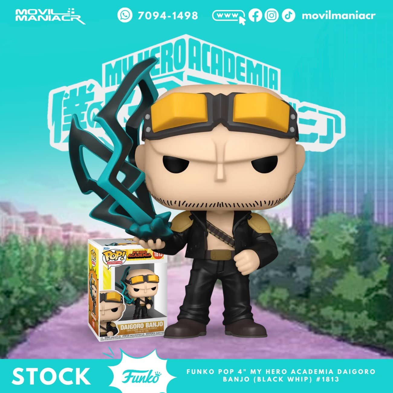 Funko Pop My Hero Academia Daigoro Banjo #1813 - (Stock) ¡Disponible Ahora! 1 Funko Pop My Hero Academia Daigoro Banjo #1813 - (Stock) ¡Disponible Ahora!