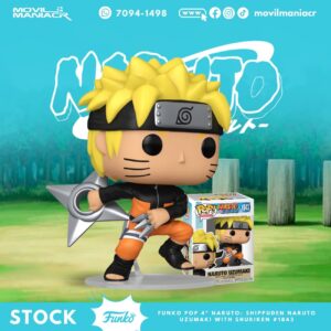 Funko Pop Naruto Shippuden Naruto Uzumaki with Shuriken #1843 - (Stock) ¡Disponible Ahora!