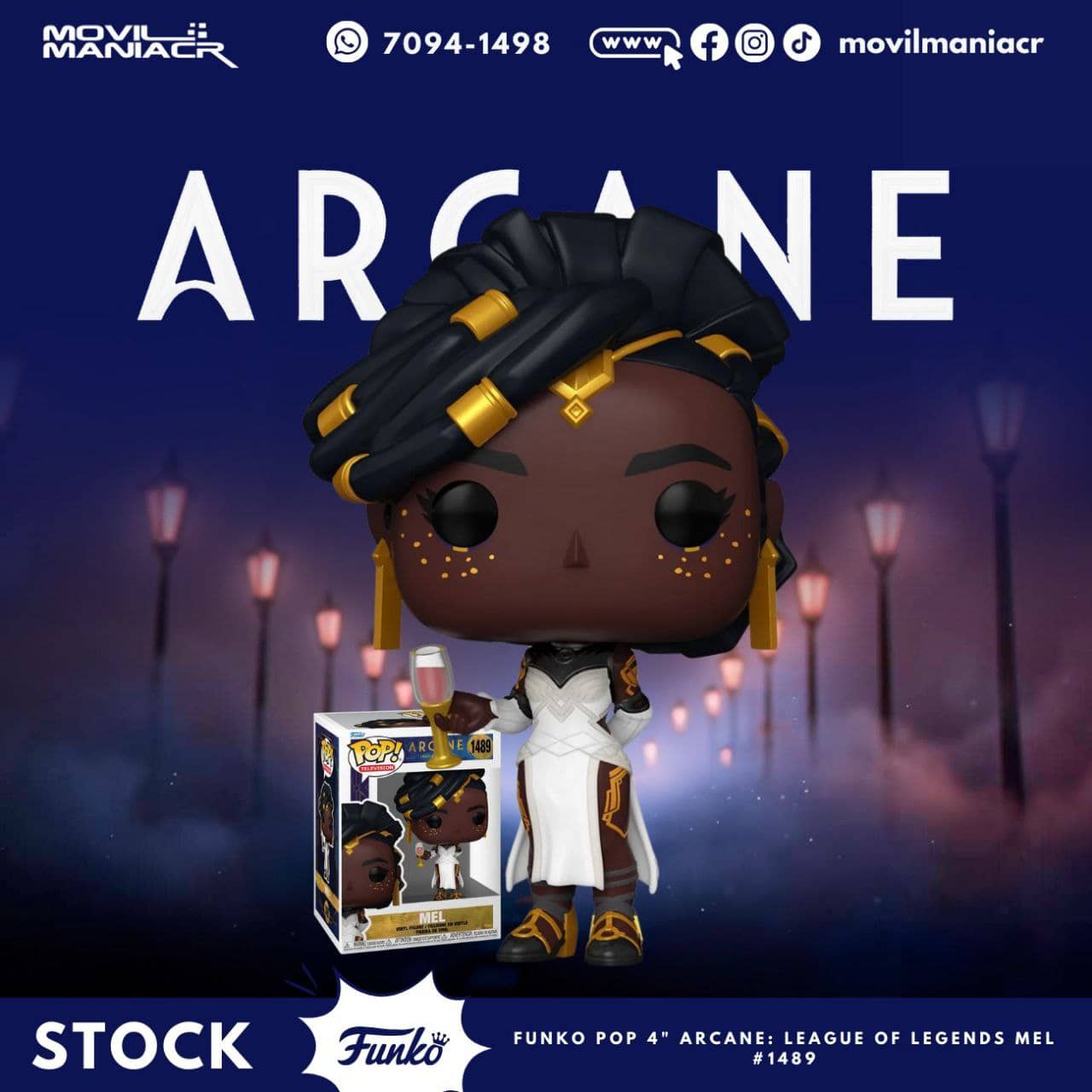 Funko Pop Arcane League of Legends Mel #1489 - (Stock) ¡Disponible Ahora! 1 Funko Pop Arcane League of Legends Mel #1489 - (Stock) ¡Disponible Ahora!
