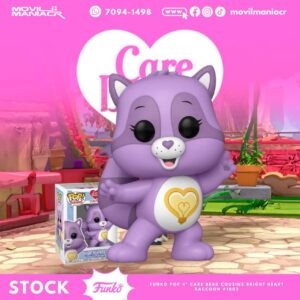 Funko Pop Care Bear Cousins Bright Heart Raccoon #1802- (Stock) ¡Disponible Ahora!