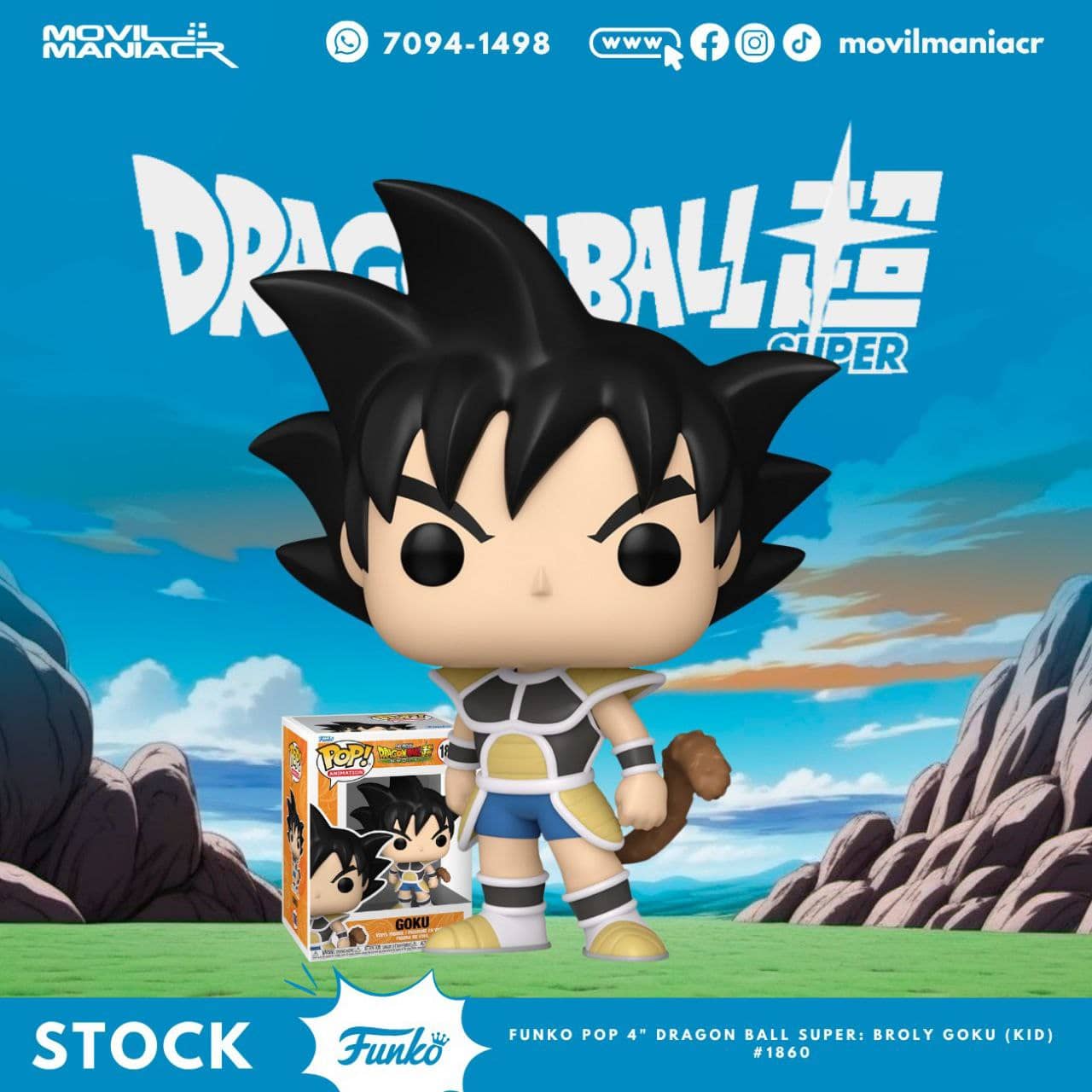 Funko Pop Dragon Ball Super Goku (Kid) #1860 - (Stock) ¡Disponible Ahora! 1 Funko Pop Dragon Ball Super Goku (Kid) #1860 - (Stock) ¡Disponible Ahora!