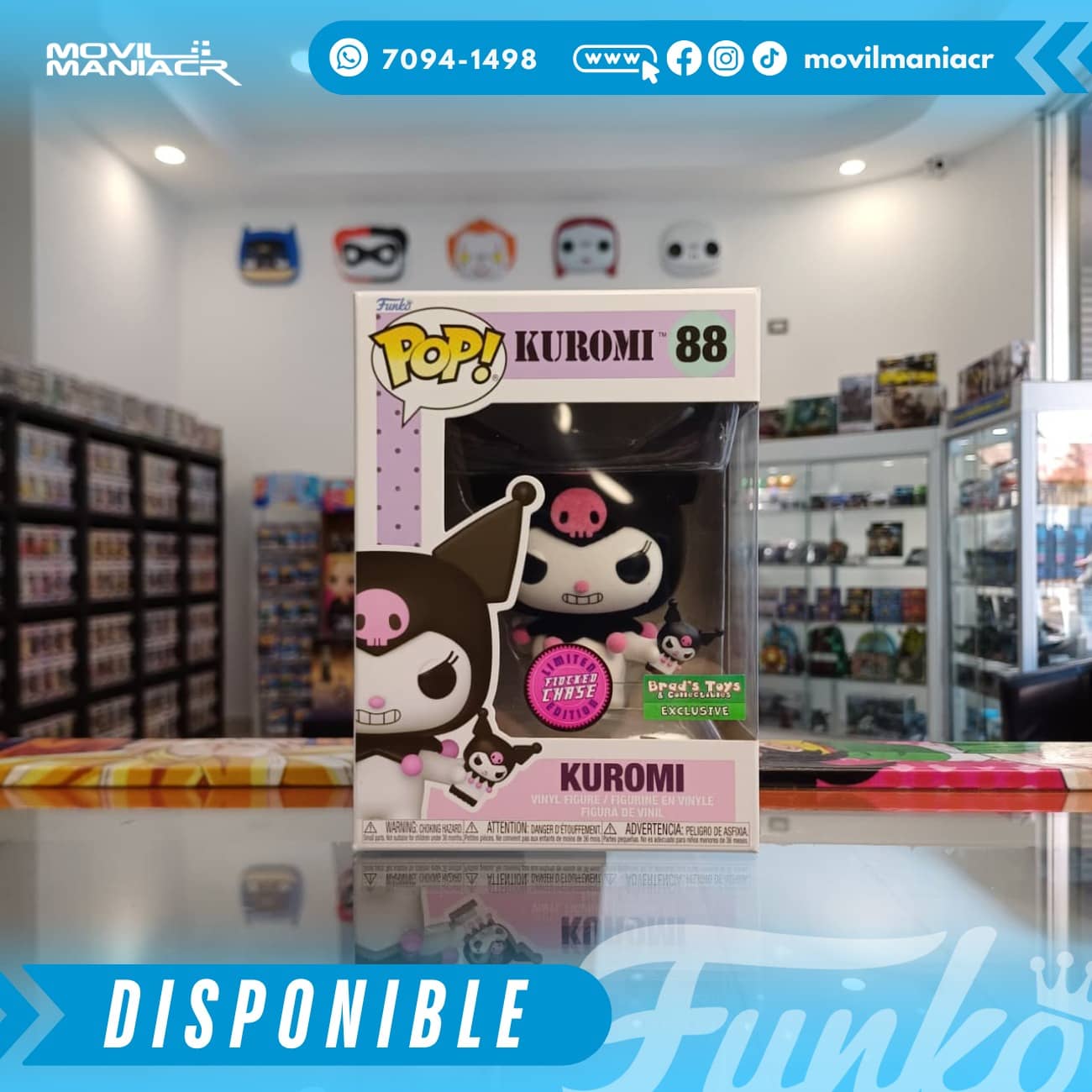 Funko Pop Sanrio Kuromi Chase Flocked Exclusivo #88 - (Stock) ¡Disponible Ahora! 2 Funko Pop Sanrio Kuromi Chase Flocked Exclusivo #88 - (Stock) ¡Disponible Ahora! - Imagen 2