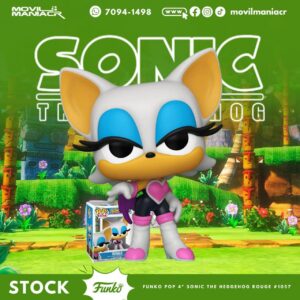 Funko Pop Sonic the Hedgehog Rouge #1057 - (Stock) ¡Disponible Ahora!