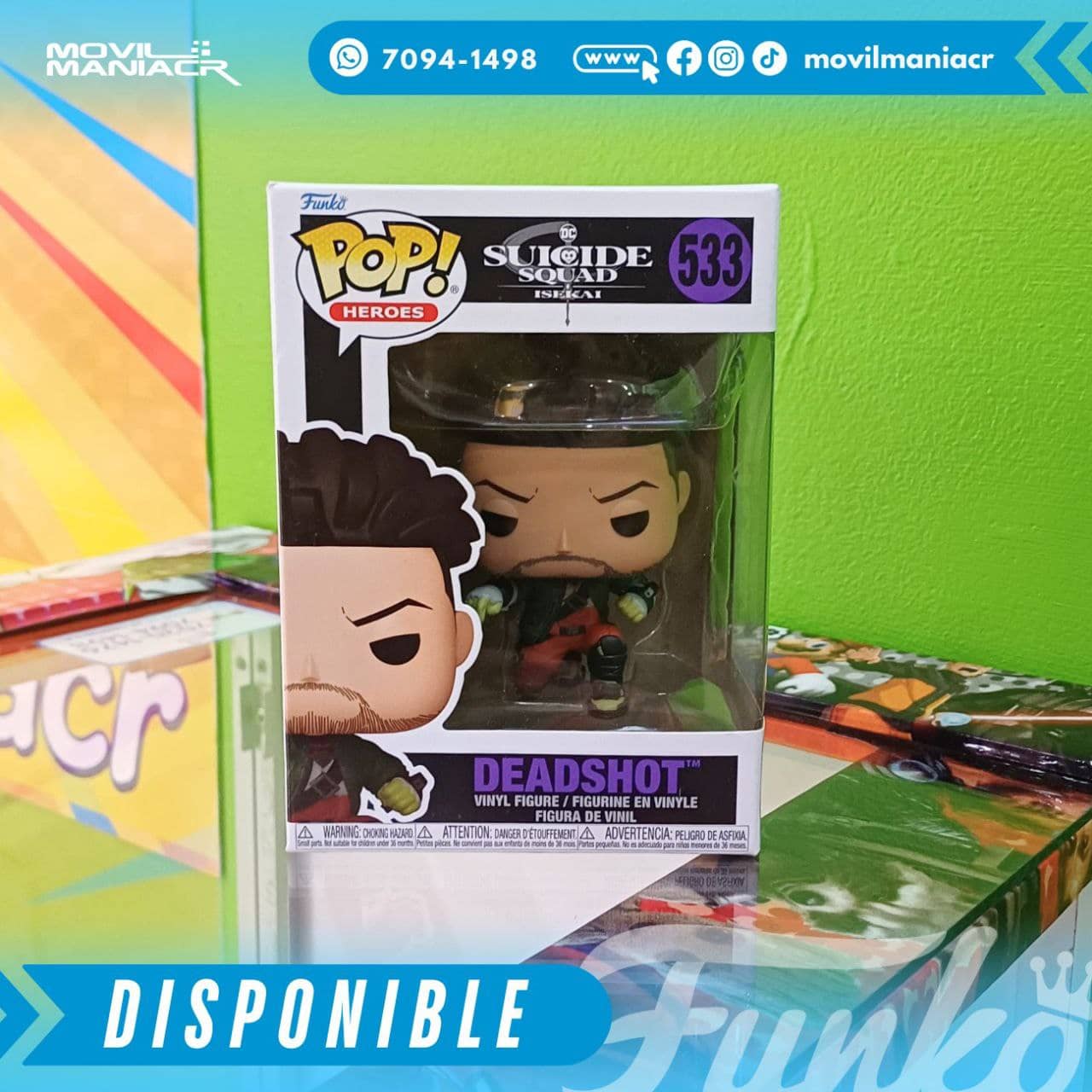 Funko Pop Suicide Squad Isekai Deadshot #533 - (Stock) ¡Disponible Ahora! 2 Funko Pop Suicide Squad Isekai Deadshot #533 - (Stock) ¡Disponible Ahora!
