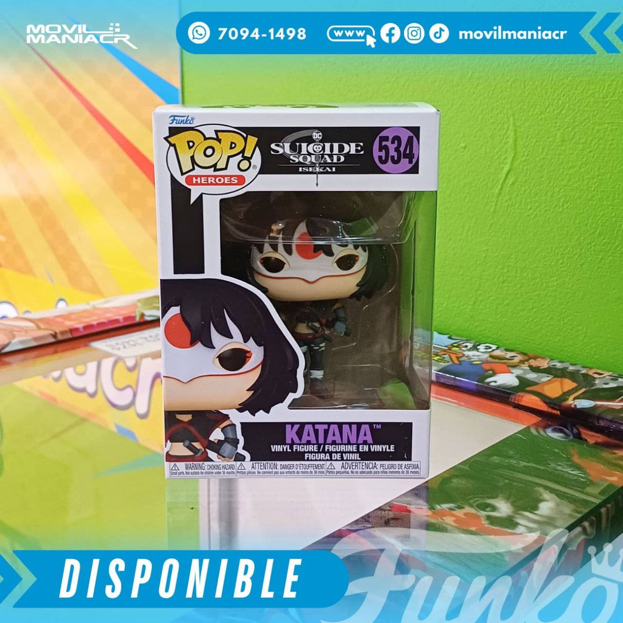 Funko Pop Suicide Squad Isekai Katana #534 - (Stock) ¡Disponible Ahora! 2 Funko Pop Suicide Squad Isekai Katana #534 - (Stock) ¡Disponible Ahora!