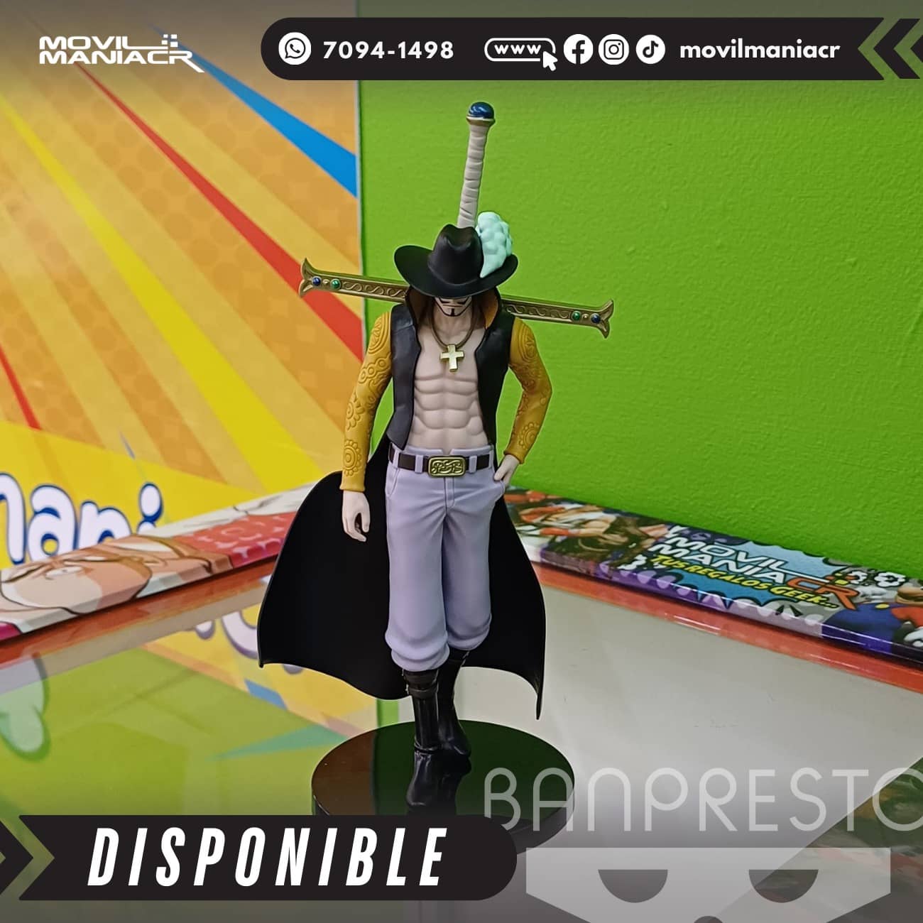 Figura Banpresto One Piece Dracule Mihawk The Shukko 17cm aprox - (Stock) ¡Disponible! 1 Figura Banpresto One Piece Dracule Mihawk The Shukko 17cm aprox - (Stock) ¡Disponible!