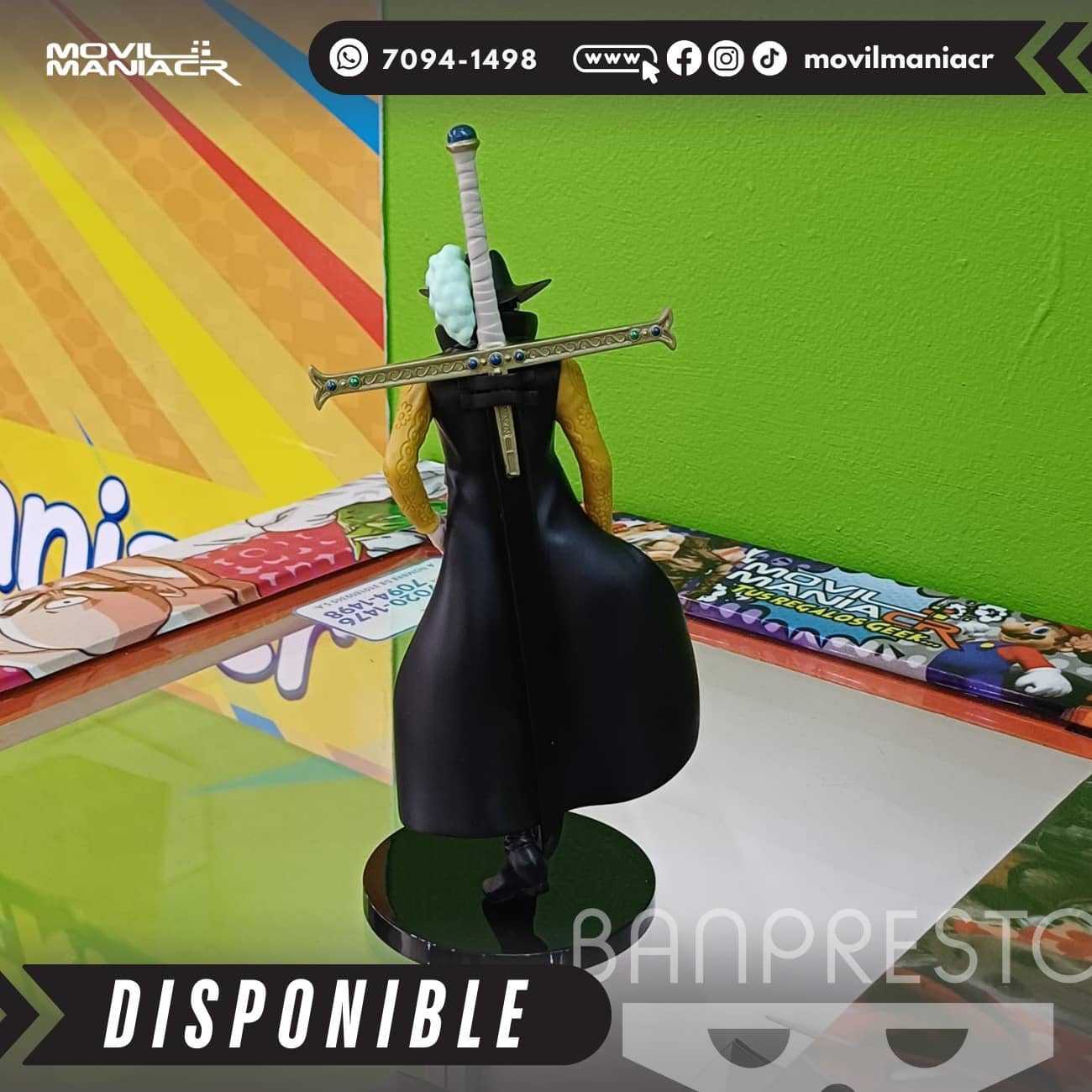 Figura Banpresto One Piece Dracule Mihawk The Shukko 17cm aprox - (Stock) ¡Disponible! 6 Figura Banpresto One Piece Dracule Mihawk The Shukko 17cm aprox - (Stock) ¡Disponible! - Imagen 6