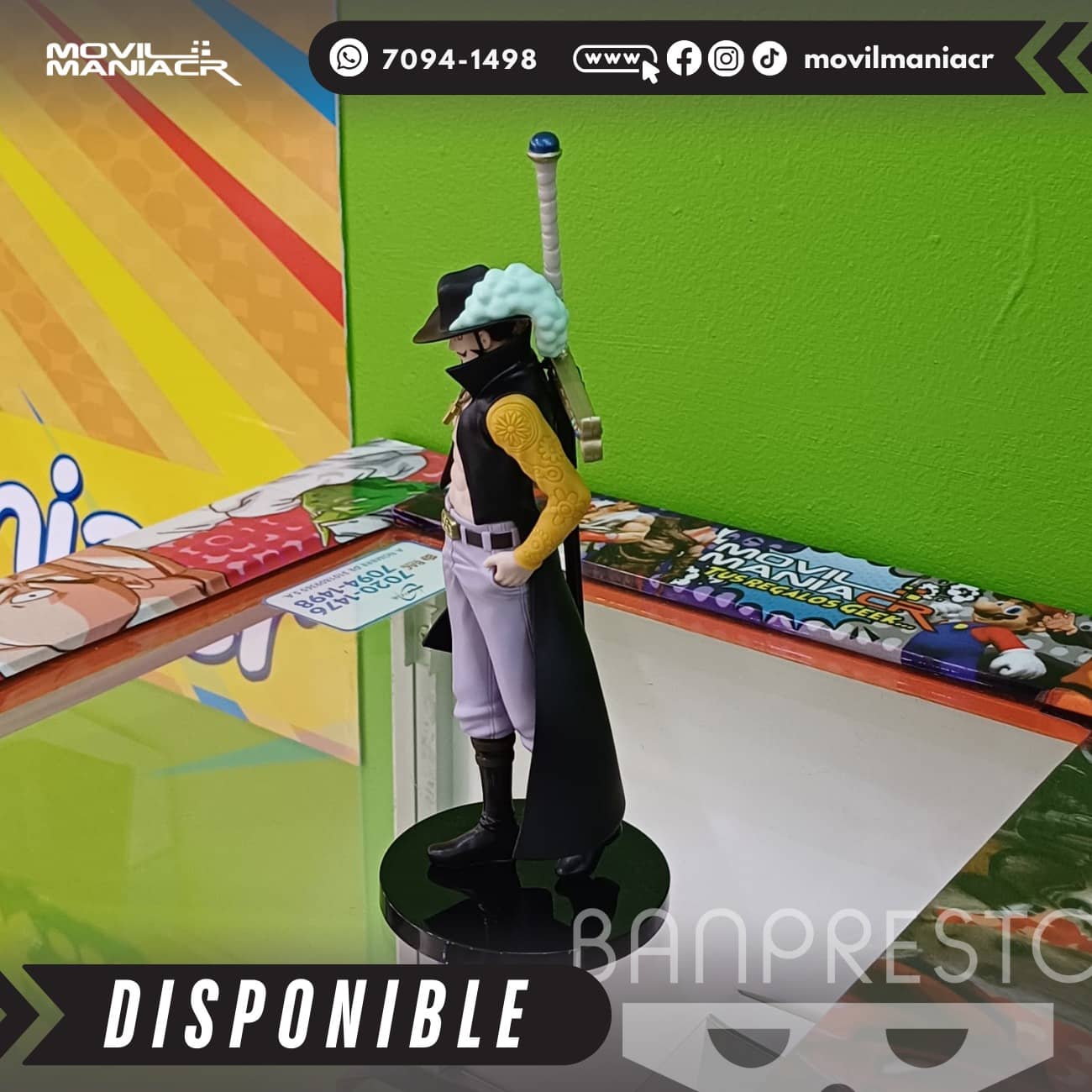 Figura Banpresto One Piece Dracule Mihawk The Shukko 17cm aprox - (Stock) ¡Disponible! 2 Figura Banpresto One Piece Dracule Mihawk The Shukko 17cm aprox - (Stock) ¡Disponible! - Imagen 2