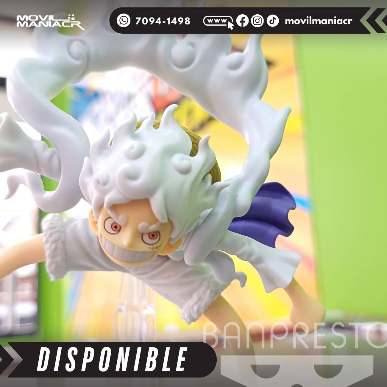 Figura Banpresto One Piece Monkey D. Luffy Gear 5 FigLife! Vol. 4 10cm aprox - (Stock) ¡Disponible! 4 Figura Banpresto One Piece Monkey D. Luffy Gear 5 FigLife! Vol. 4 10cm aprox - (Stock) ¡Disponible! - Imagen 4