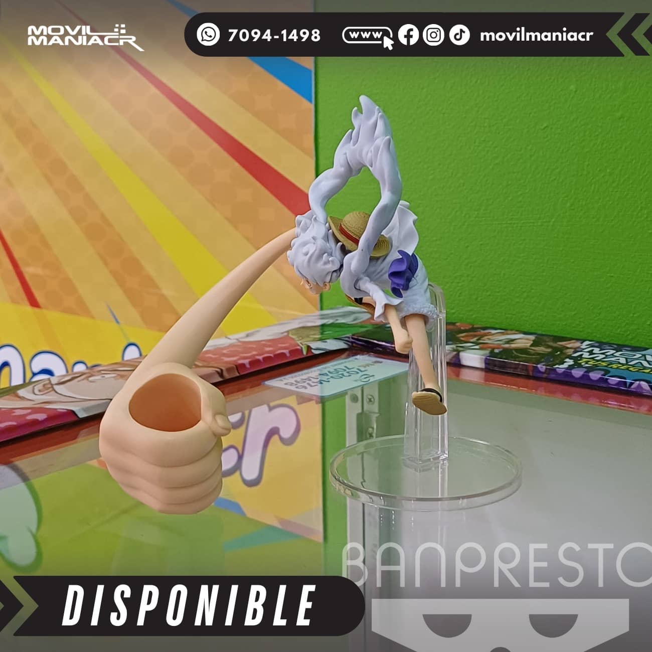 Figura Banpresto One Piece Monkey D. Luffy Gear 5 FigLife! Vol. 4 10cm aprox - (Stock) ¡Disponible! 5 Figura Banpresto One Piece Monkey D. Luffy Gear 5 FigLife! Vol. 4 10cm aprox - (Stock) ¡Disponible! - Imagen 5
