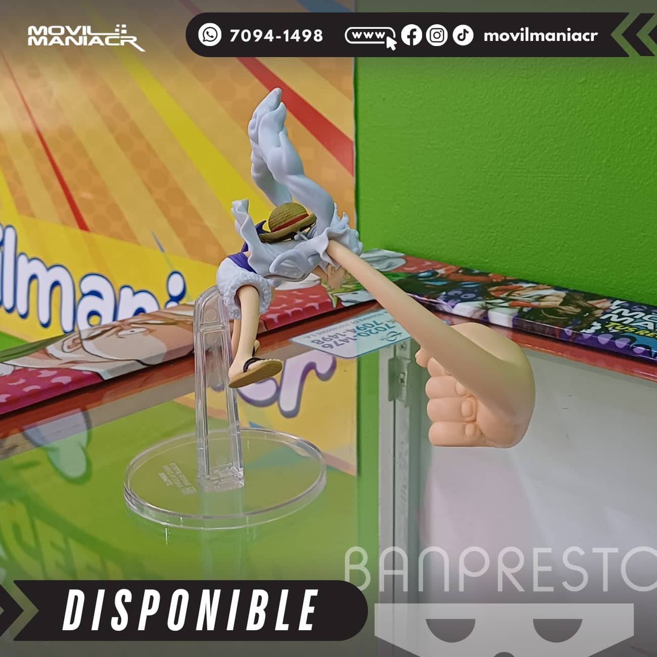 Figura Banpresto One Piece Monkey D. Luffy Gear 5 FigLife! Vol. 4 10cm aprox - (Stock) ¡Disponible! 2 Figura Banpresto One Piece Monkey D. Luffy Gear 5 FigLife! Vol. 4 10cm aprox - (Stock) ¡Disponible! - Imagen 2