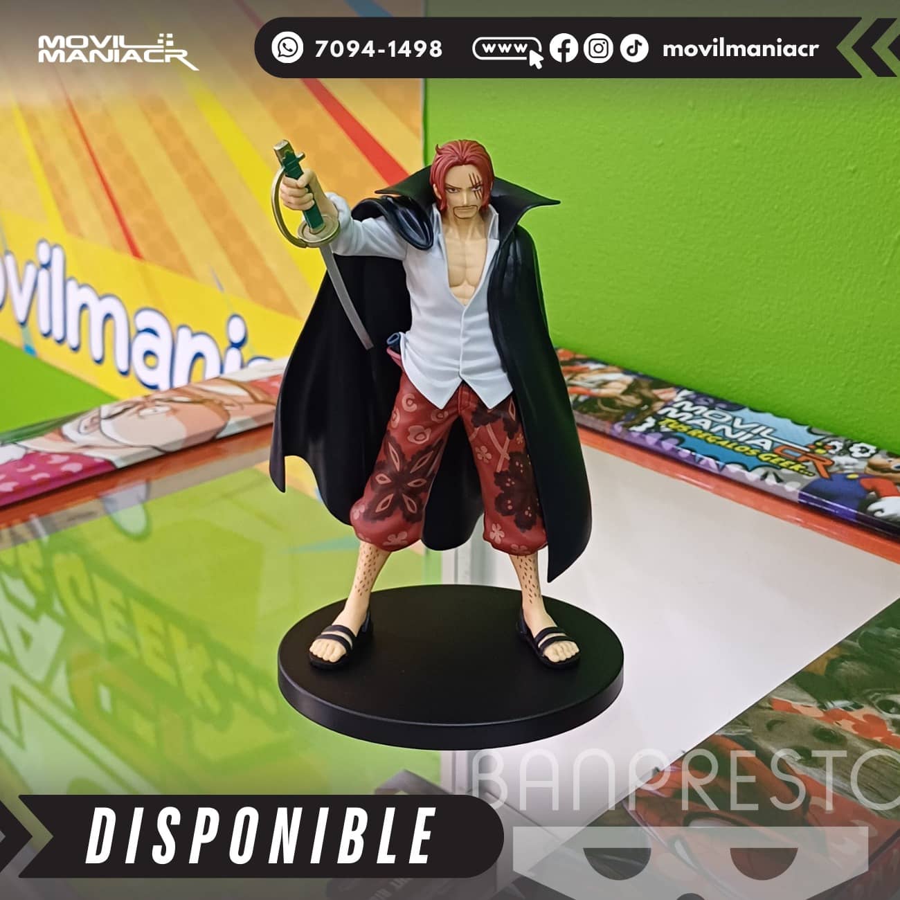 Figura Banpresto One Piece Shanks The Grandline Series 17cm aprox - (Stock) ¡Disponible! 1 Figura Banpresto One Piece Shanks The Grandline Series 17cm aprox - (Stock) ¡Disponible!
