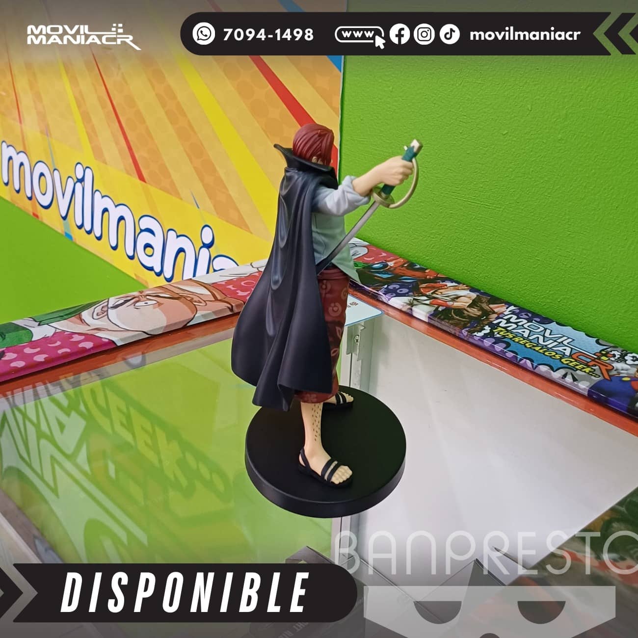 Figura Banpresto One Piece Shanks The Grandline Series 17cm aprox - (Stock) ¡Disponible! 2 Figura Banpresto One Piece Shanks The Grandline Series 17cm aprox - (Stock) ¡Disponible! - Imagen 2