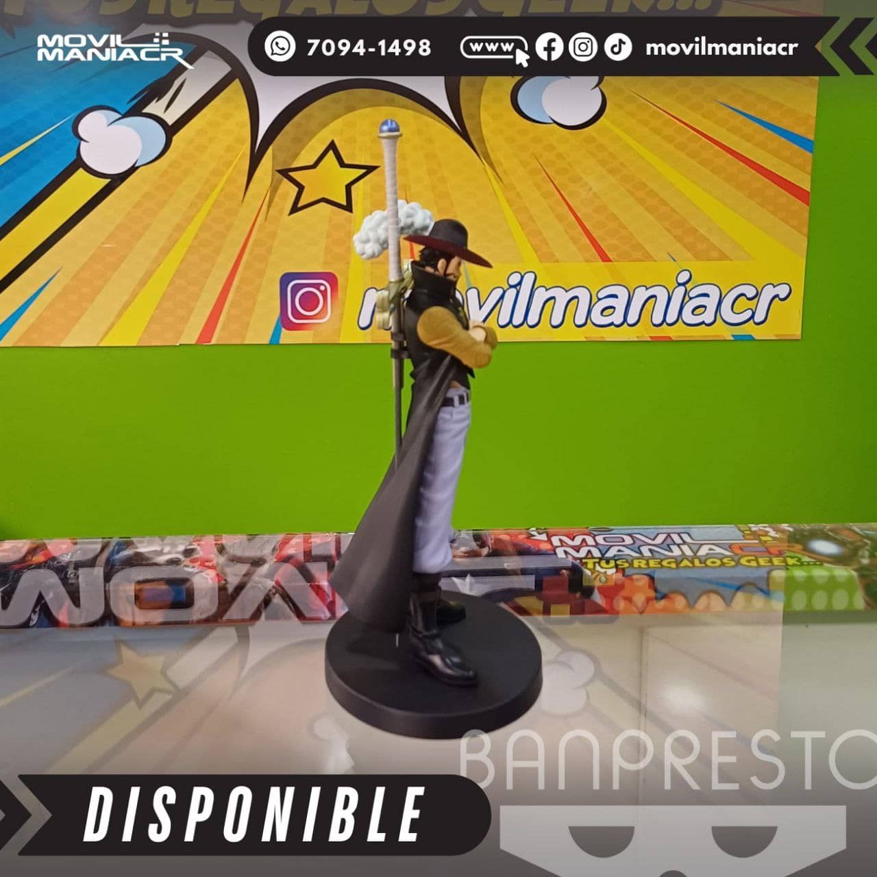 Figura Banpresto One Piece Dracule Mihawk DXF The Grandline Series 17cm aprox - (Stock) ¡Disponible! 4 Figura Banpresto One Piece Dracule Mihawk DXF The Grandline Series 17cm aprox - (Stock) ¡Disponible! - Imagen 4
