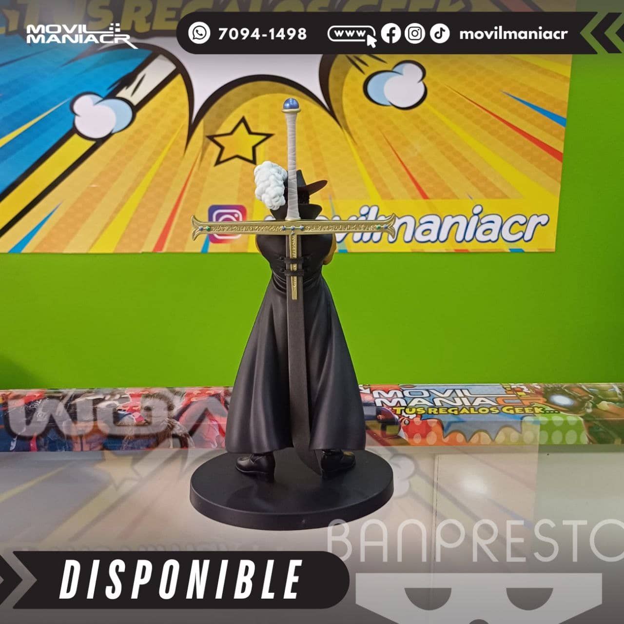 Figura Banpresto One Piece Dracule Mihawk DXF The Grandline Series 17cm aprox - (Stock) ¡Disponible! 3 Figura Banpresto One Piece Dracule Mihawk DXF The Grandline Series 17cm aprox - (Stock) ¡Disponible! - Imagen 3