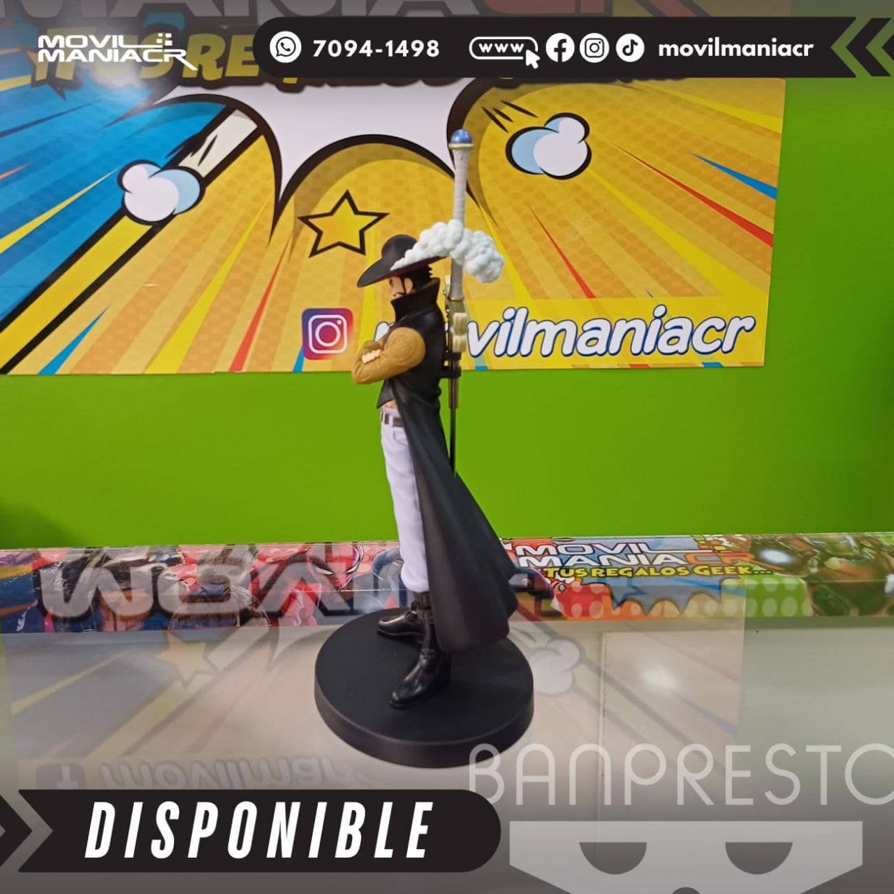 Figura Banpresto One Piece Dracule Mihawk DXF The Grandline Series 17cm aprox - (Stock) ¡Disponible! 6 Figura Banpresto One Piece Dracule Mihawk DXF The Grandline Series 17cm aprox - (Stock) ¡Disponible! - Imagen 6