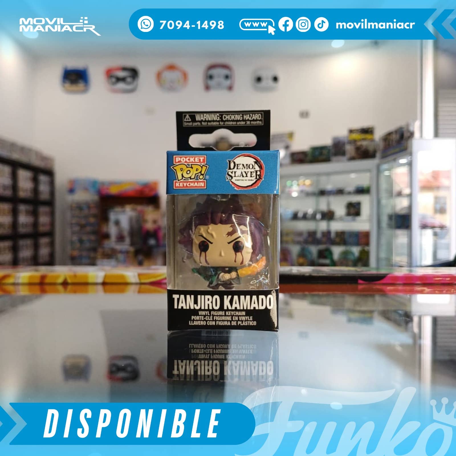 Funko Pop Demon Slayer Tanjiro Kamado - Llavero (Stock) ¡Disponible Ahora! 2 Funko Pop Demon Slayer Tanjiro Kamado - Llavero (Stock) ¡Disponible Ahora! - Imagen 2