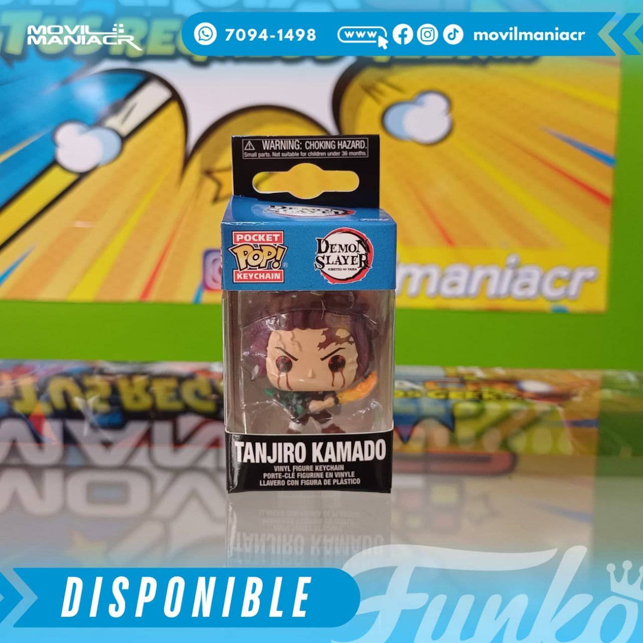 Funko Pop Demon Slayer Tanjiro Kamado - Llavero (Stock) ¡Disponible Ahora! 2 Funko Pop Demon Slayer Tanjiro Kamado - Llavero (Stock) ¡Disponible Ahora! - Imagen 2