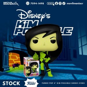 Funko Pop Kim Possible Shego #1582- (Stock) ¡Disponible Ahora!