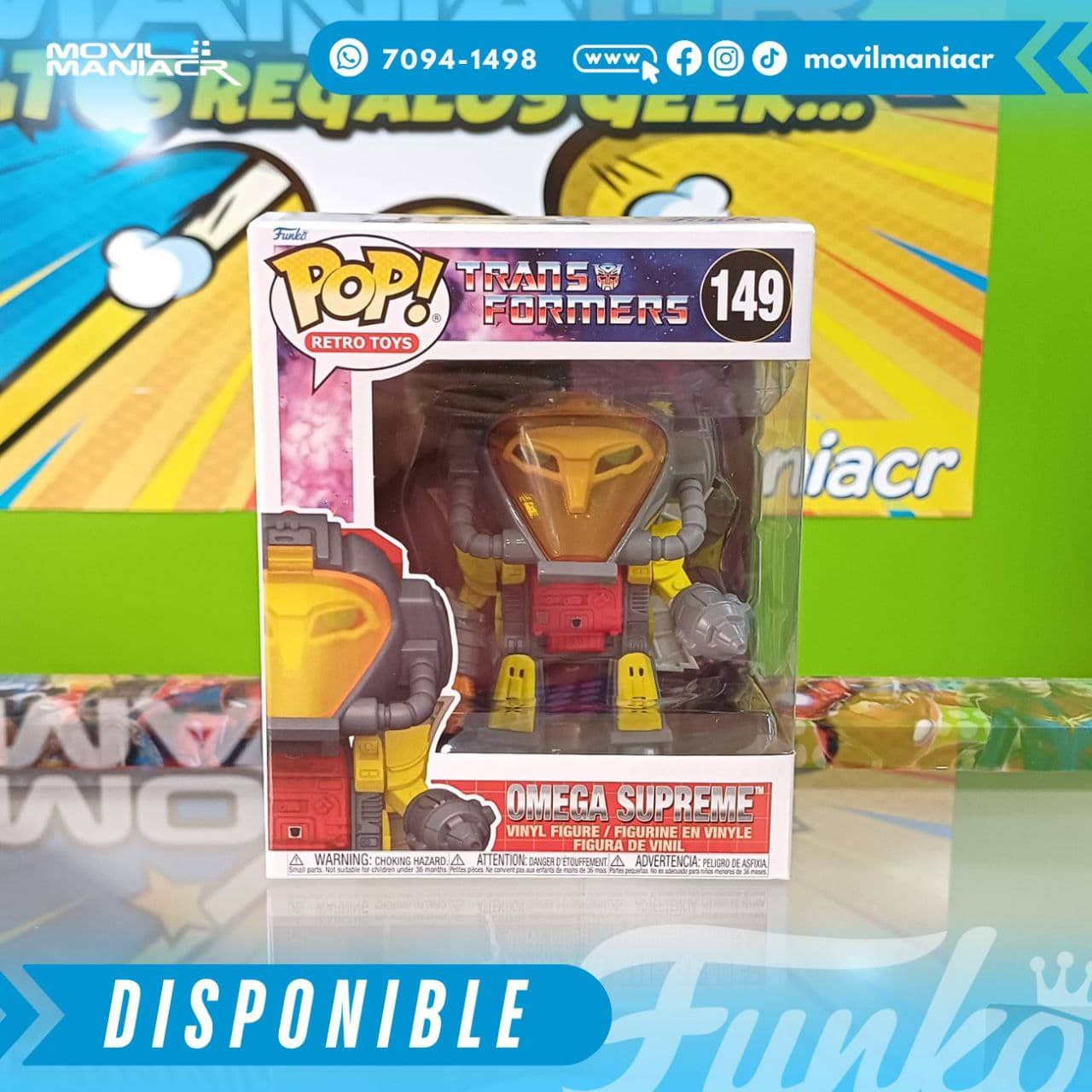 Funko Pop Transformers Omega Supreme #149 - 6Pulgadas (Stock) ¡Disponible Ahora! 2 Funko Pop Transformers Omega Supreme #149 - 6Pulgadas (Stock) ¡Disponible Ahora! - Imagen 2