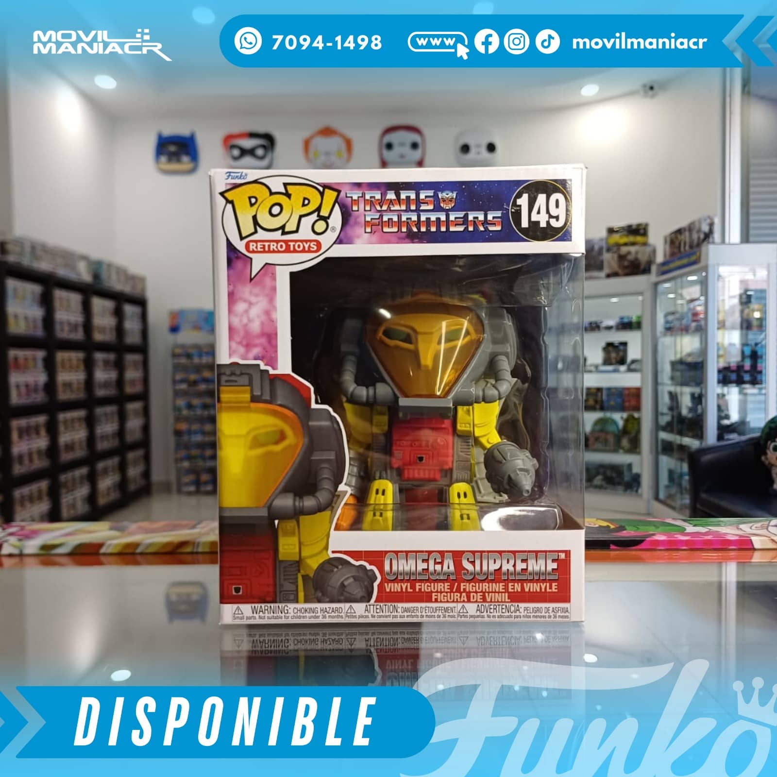 Funko Pop Transformers Omega Supreme #149 - 6Pulgadas (Stock) ¡Disponible Ahora! 2 Funko Pop Transformers Omega Supreme #149 - 6Pulgadas (Stock) ¡Disponible Ahora! - Imagen 2