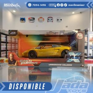 Carro Jada Toys Fast and the Furious Fast X Lamborghini Gallardo Escala 124 – (Stock) ¡Disponible Ahora!