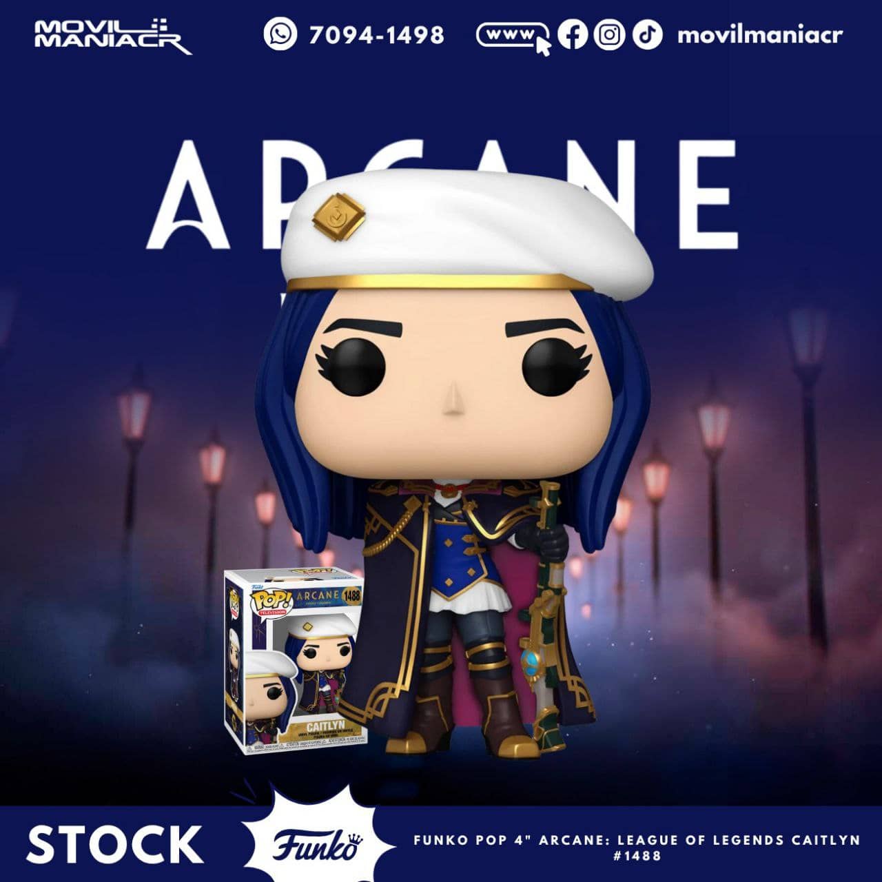 Funko Pop Arcane League of Legends Caitlyn #1488 - (Stock) ¡Disponible Ahora! 1 Funko Pop Arcane League of Legends Caitlyn #1488 - (Stock) ¡Disponible Ahora!