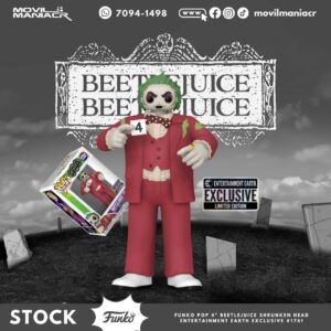 Funko Pop Beetlejuice Shrunken Head Exclusivo Entertainment Earth #1761 - (Stock) ¡Disponible Ahora!