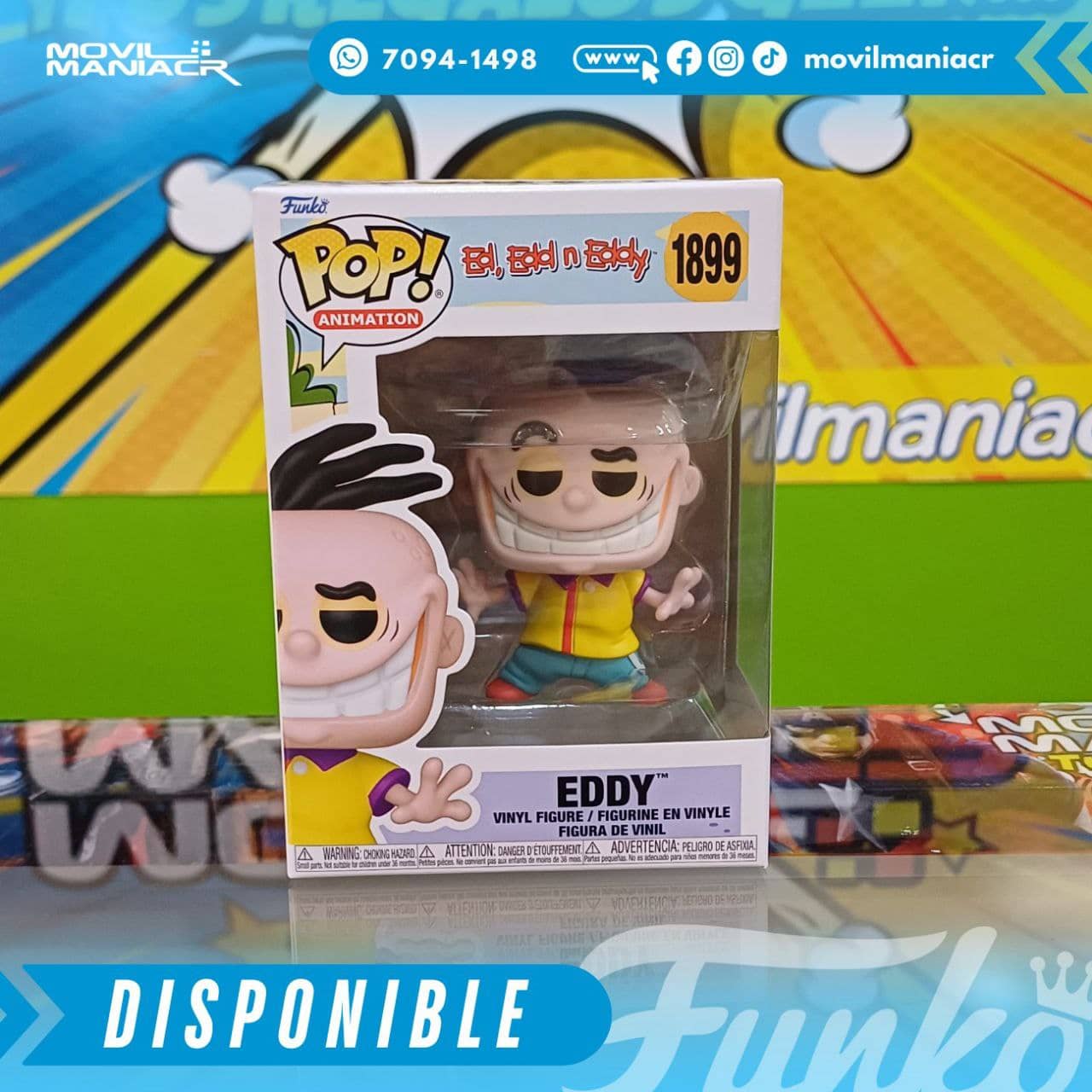 Funko Pop Ed Edd n Eddy Eddy #1899 - (Stock) ¡Disponible Ahora! 2 Funko Pop Ed Edd n Eddy Eddy #1899 - (Stock) ¡Disponible Ahora! - Imagen 2