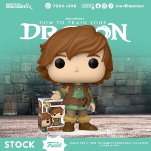 Funko Pop How to Train Your Dragon Live Action Hiccup #1790 - (Stock) ¡Disponible Ahora!