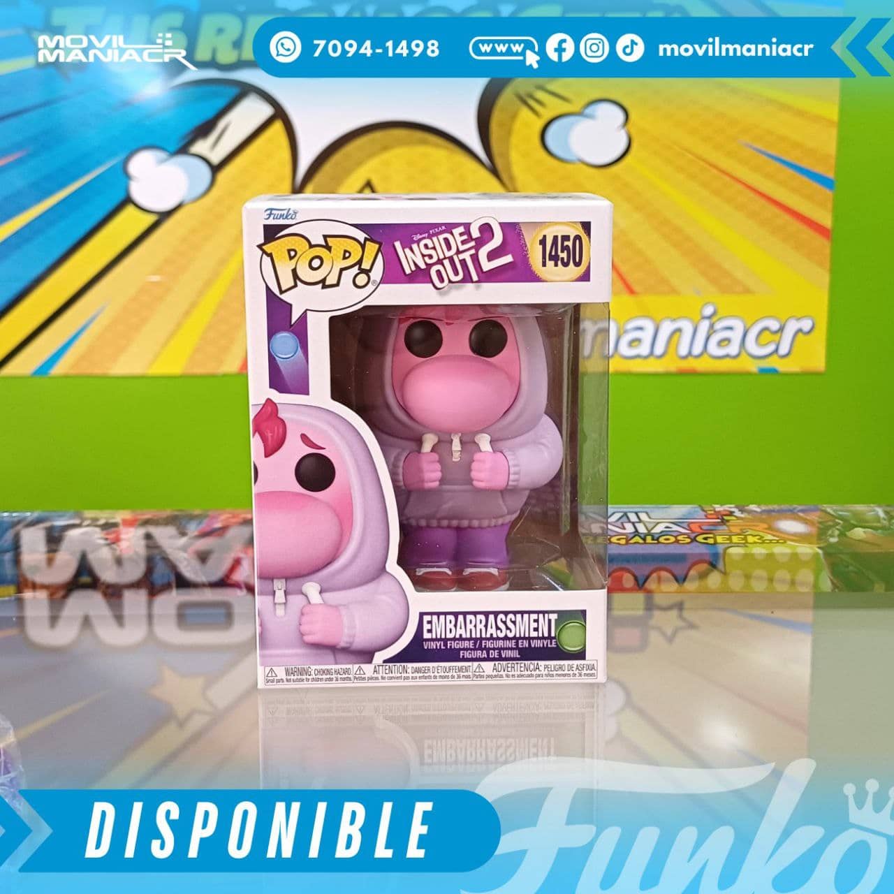 Funko Pop Inside Out 2 Embarrassment #1450 - (Stock) ¡Disponible Ahora! 2 Funko Pop Inside Out 2 Embarrassment #1450 - (Stock) ¡Disponible Ahora!
