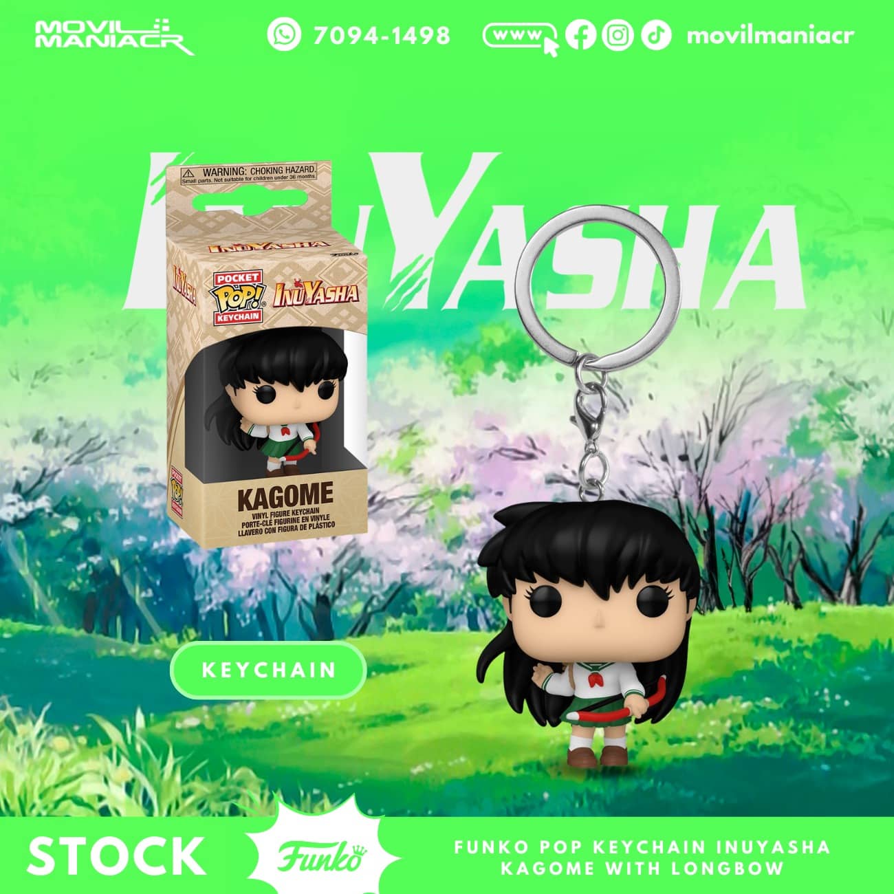 Funko Pop InuYasha Kagome with Longbow - Llavero (Stock) ¡Disponible Ahora! 1 Funko Pop InuYasha Kagome with Longbow - Llavero (Stock) ¡Disponible Ahora!